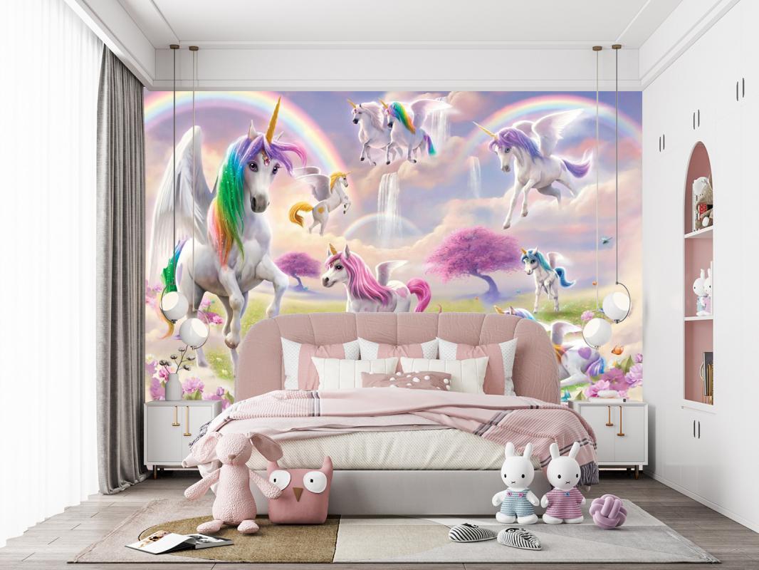 Unicorn%20Çocuk%20Odası%20Duvar%20Kağıdı