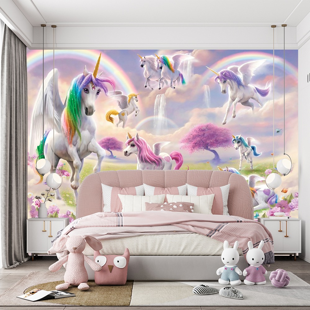 Unicorn%20Çocuk%20Odası%20Duvar%20Kağıdı