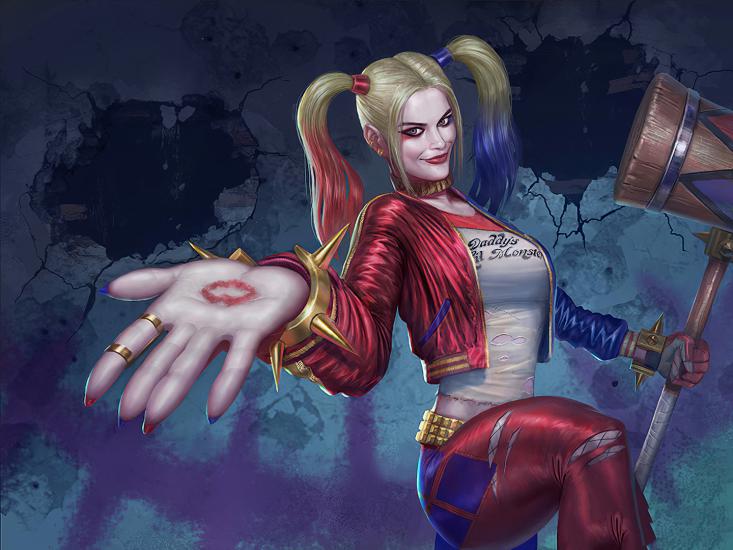 Harley Quinn Çocuk Odası Duvar Kağıdı |  Gece Kids Room| Çocuk Odası Dekorasyonu