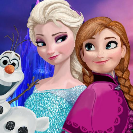 Elsa Çocuk Odası Duvar Kağıdı |  Gece Kids Room| Çocuk Odası Dekorasyonu