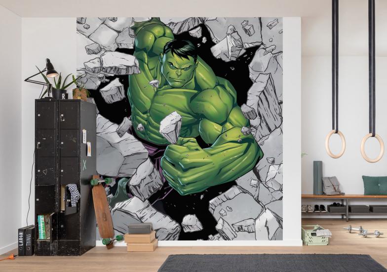 3D Hulk Çocuk Odası Duvar Kağıdı |  Gece Kids Room| Çocuk Odası Dekorasyonu