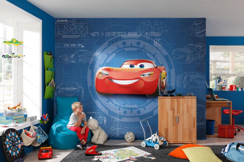 Şimşek Mcqueen Çocuk Odası Duvar Kağıdı |  Gece Kids Room| Çocuk Odası Dekorasyonu