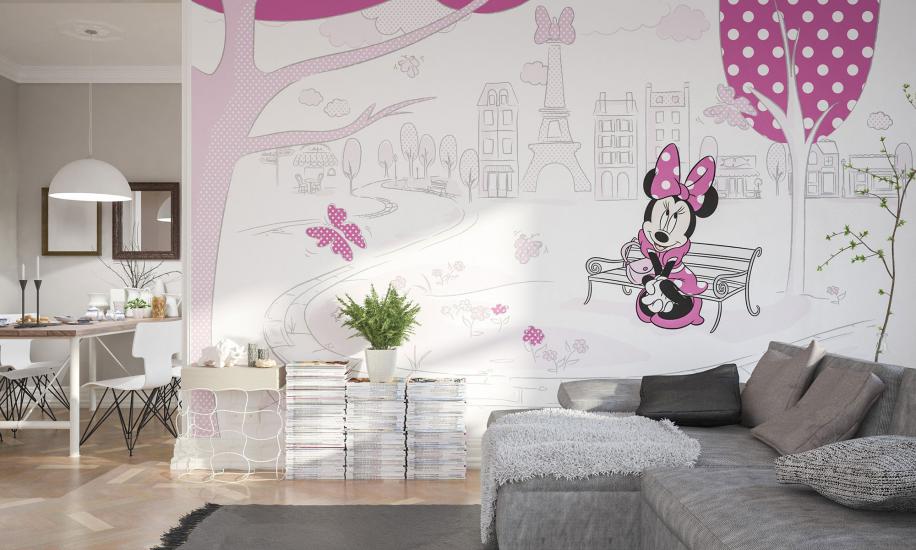 Minnie Mouse Çocuk Odası Duvar Kağıdı |  Gece Kids Room| Çocuk Odası Dekorasyonu