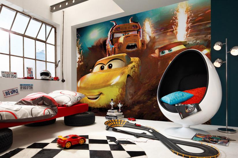 Şimşek Mcqueen Çocuk Odası Duvar Kağıdı |  Gece Kids Room| Çocuk Odası Dekorasyonu