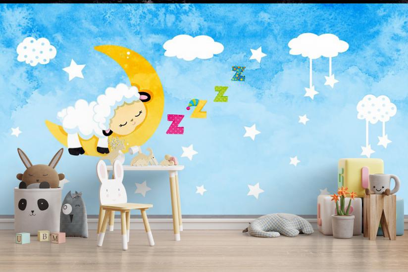 Çocuk Odası Duvar Kağıdı |  Gece Kids Room| Çocuk Odası Dekorasyonu