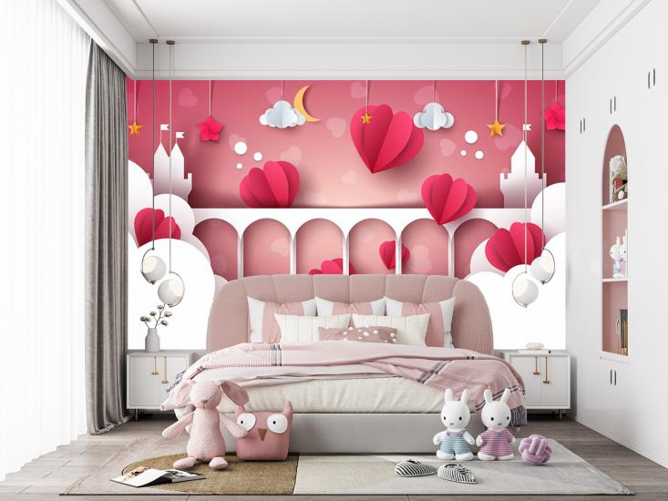 Balon Çocuk Odası Duvar Kağıdı |  Gece Kids Room| Çocuk Odası Dekorasyonu