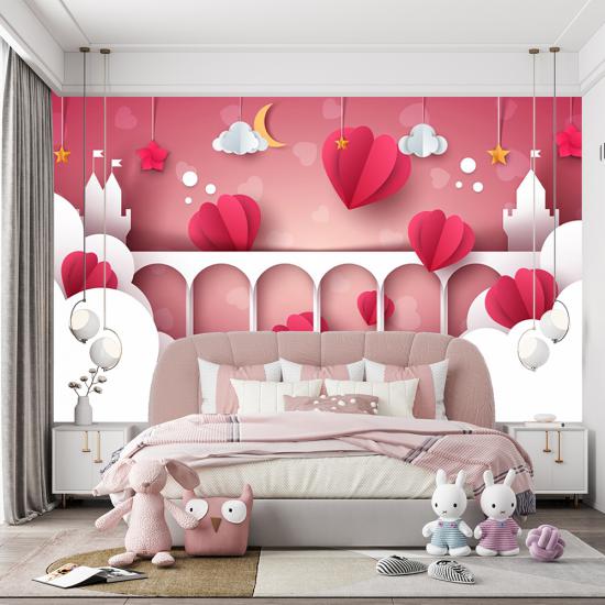 Balon Çocuk Odası Duvar Kağıdı |  Gece Kids Room| Çocuk Odası Dekorasyonu