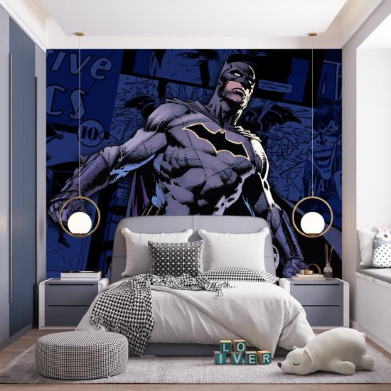 Batman Çocuk Odası Duvar Kağıdı |  Gece Kids Room| Çocuk Odası Dekorasyonu