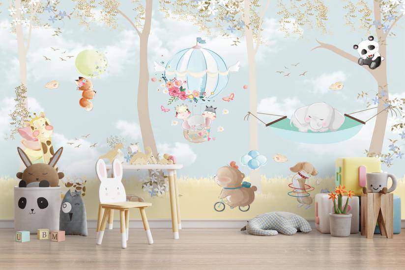 Çocuk Odası Duvar Kağıdı |  Gece Kids Room| Çocuk Odası Dekorasyonu